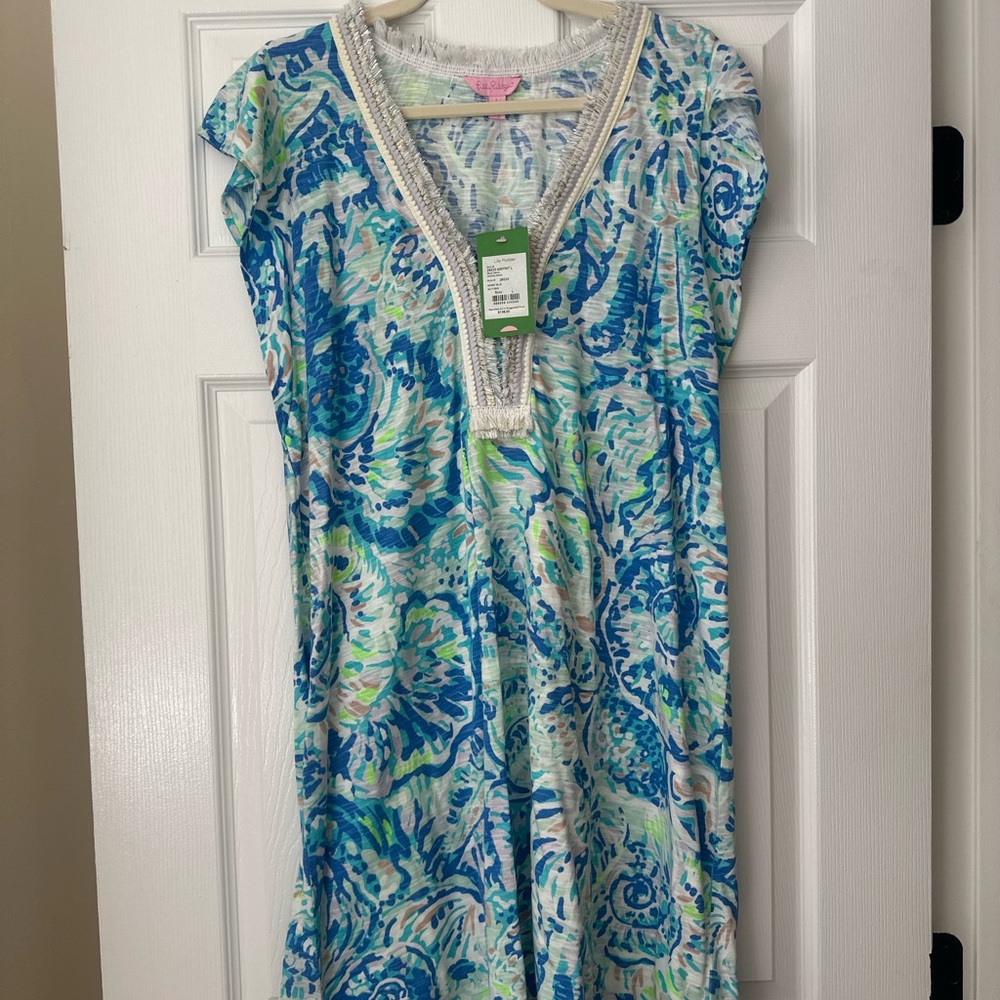 BRAND NEW Lilly Pulitzer Zandra Dress Bennet Blue Seas.